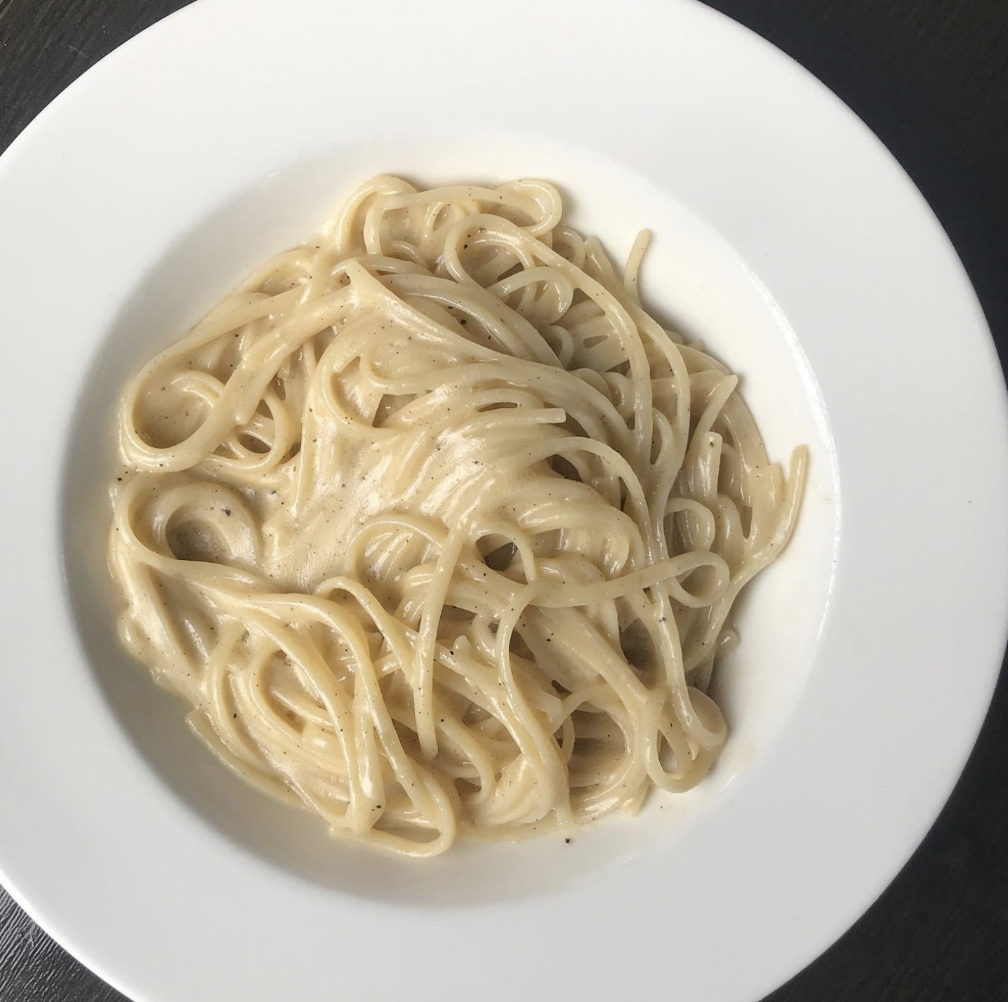 Fischer klassikeren over dem alle - Cacio e Pepe. Billede Hos Fischers Instagram