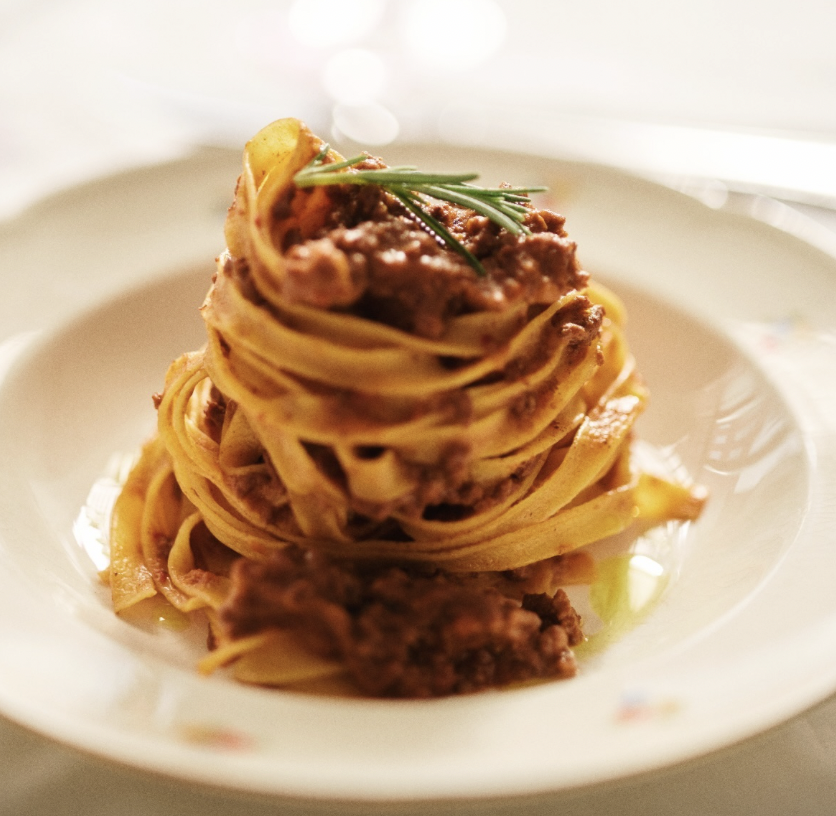 Klassikeren Tagliatelle al Ragu. Billede: Grazianos Instagram