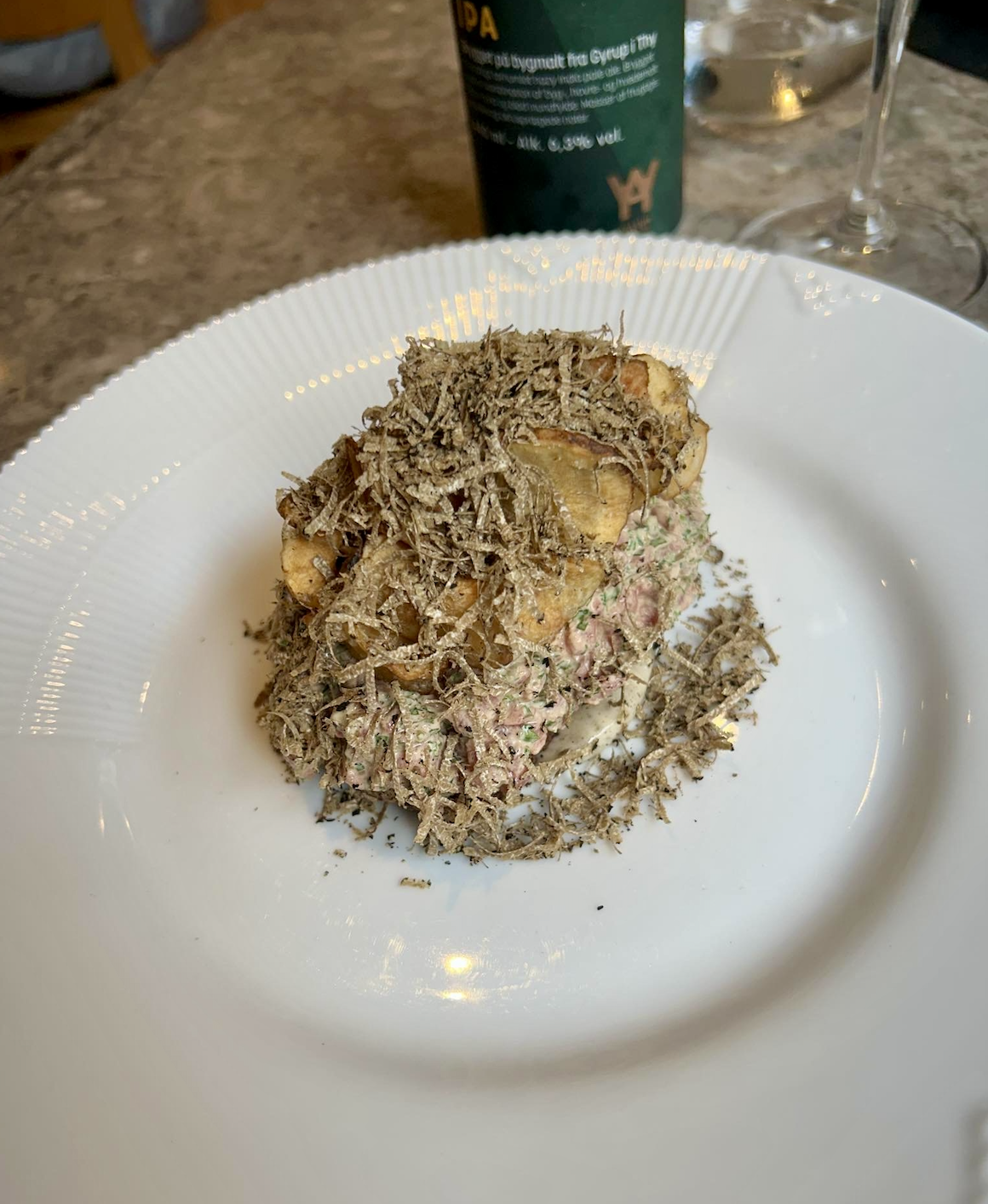 Tartar og trøffel er og bliver en god kombination. Foto: Anders Thomsen