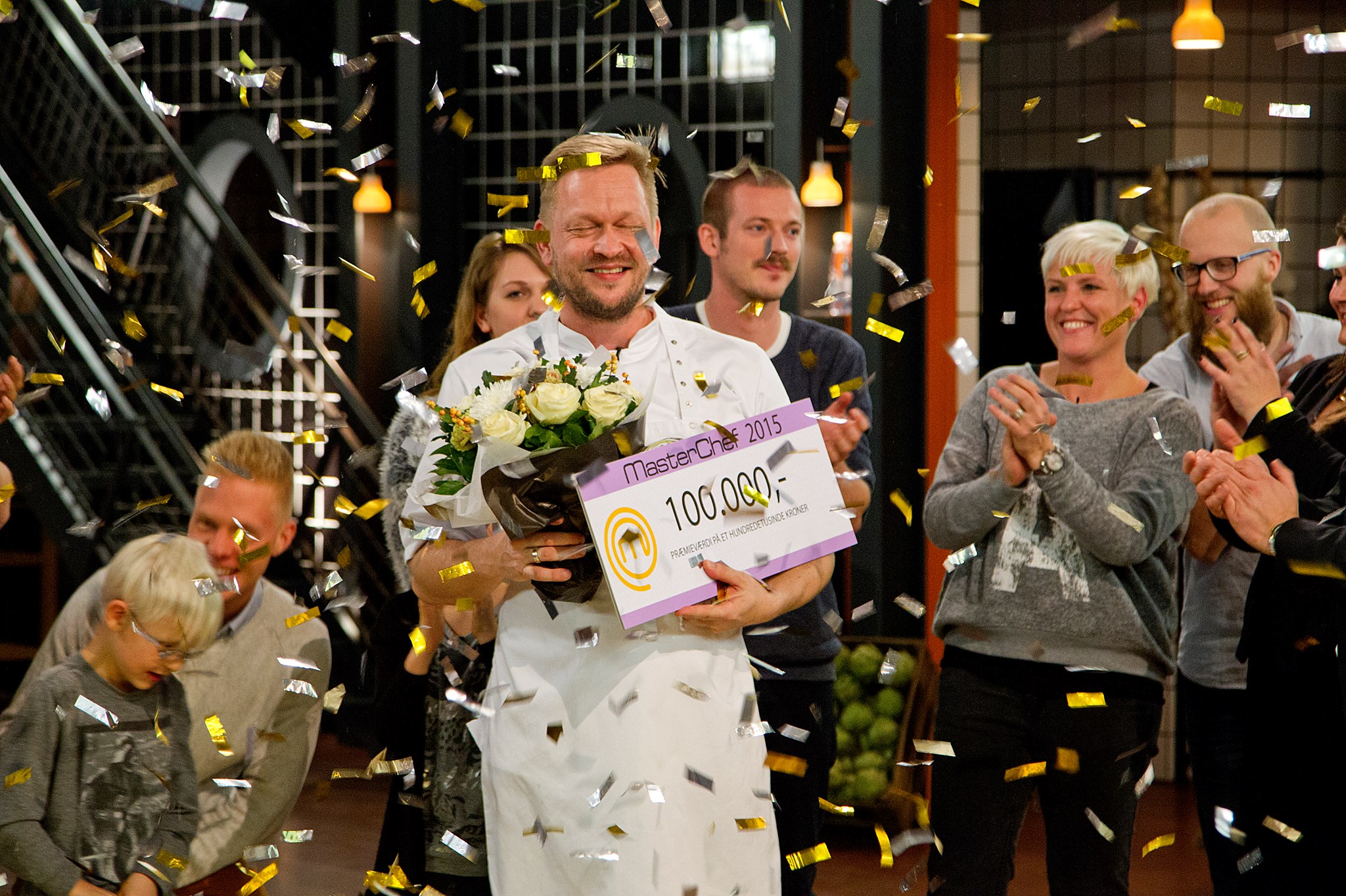 Anders Halskov-Jensen som Masterchefvinder 2015. Foto: Facebook @madhjernen