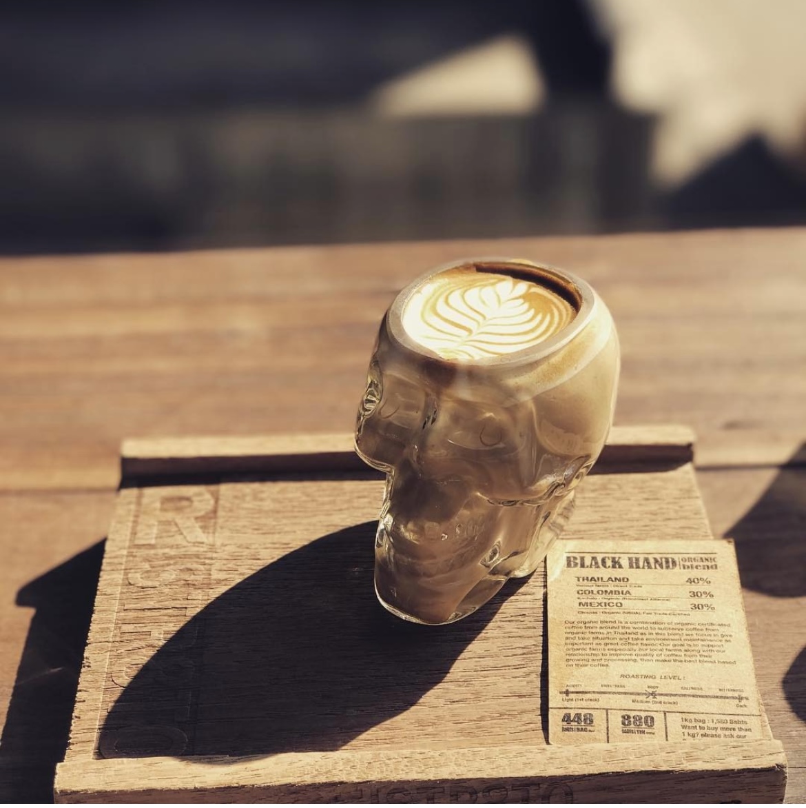 Cortado fra Ristr8to i Chiang Mai. Foto: Anders Thomsen